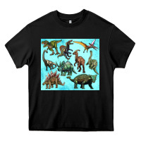 Black dinosaurs tumbler Heavy Core Tee - Artiststas