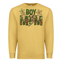 Antique Gold Boy Mom Premium Sweatshirt - BundleAndBundleShop