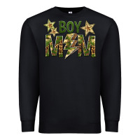 Black Boy Mom Premium Sweatshirt - BundleAndBundleShop