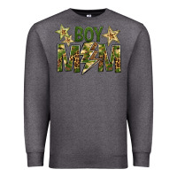 Charcoal Heather Boy Mom Premium Sweatshirt - BundleAndBundleShop