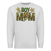 Dove Grey Boy Mom Premium Sweatshirt - BundleAndBundleShop