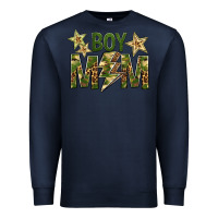 Navy Boy Mom Premium Sweatshirt - BundleAndBundleShop