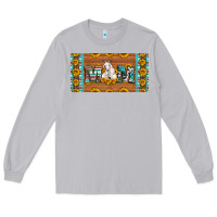 Moon Dust mom goat sunflowers license plate Long Sleeve Tee - Artiststas