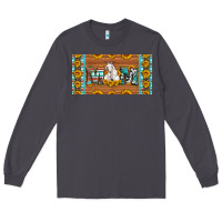 Smoke mom goat sunflowers license plate Long Sleeve Tee - Artiststas