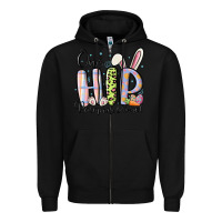 Black one hip paraprofessional Zipper Hoodie - MaliasSmallBusiness
