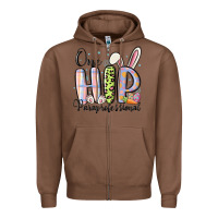 Chestnut one hip paraprofessional Zipper Hoodie - MaliasSmallBusiness
