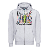 One Hip Paraprofessional Zipper Hoodie | Teevron