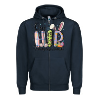 Navy one hip paraprofessional Zipper Hoodie - MaliasSmallBusiness