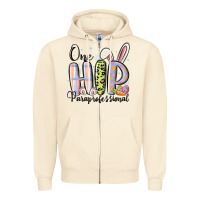 Sandshell one hip paraprofessional Zipper Hoodie - MaliasSmallBusiness