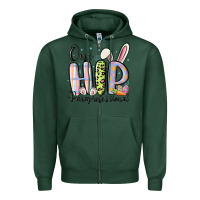 Sports Green one hip paraprofessional Zipper Hoodie - MaliasSmallBusiness