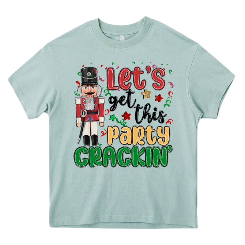 Lets Get This Party Crackin Heavy Core Tee by MaliasSmallBusiness | Teevron