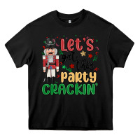 Black lets get this party crackin Heavy Core Tee - MaliasSmallBusiness