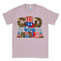 Lilac god bless america Classic Tee - AdoDesignShop