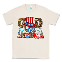 Natural god bless america Classic Tee - AdoDesignShop