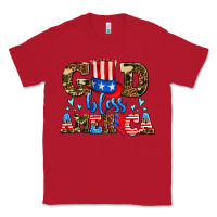 Red god bless america Classic Tee - AdoDesignShop