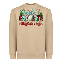 Mushroom santa s favorite volleyball player Heavyweight Sweatshirt - JahusDesignShop