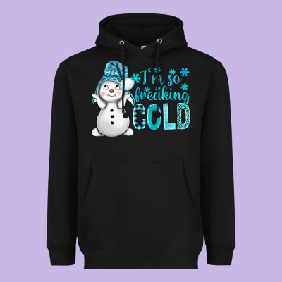 I'm So Freaking Cold Bbs Heavyweight Hoodie Designed By Bundleandbundleshop
