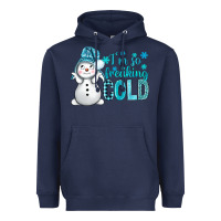 Navy i'm so freaking cold bbs Heavyweight Hoodie - BundleAndBundleShop