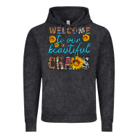 Vintage Black welcome to our beautiful chaos Vintage Hoodie - HRA Design Shop