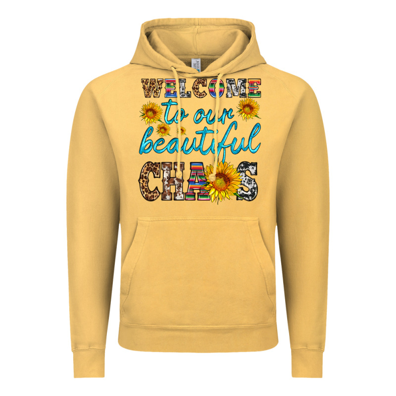 Welcome To Our Beautiful Chaos Vintage Hoodie by HRA Design Shop | Teevron