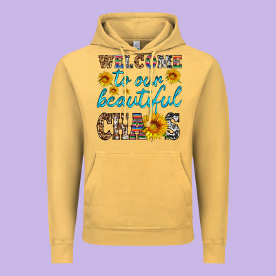 Welcome To Our Beautiful Chaos Vintage Hoodie Designed By Hra Design Shop