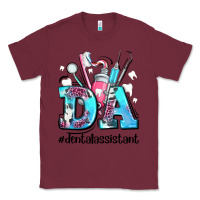 Burgundy da dental assistant Classic Tee - AdoDesignShop