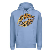 Colony Blue Leopard Lips Premium Hoodie - Bettercallsaul