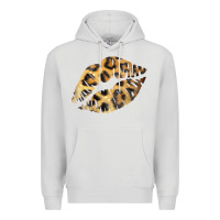 Dove Grey Leopard Lips Premium Hoodie - Bettercallsaul