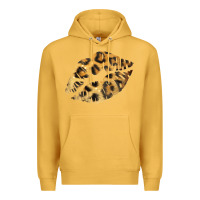 Mustard Leopard Lips Premium Hoodie - Bettercallsaul