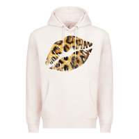 Pale Pink Leopard Lips Premium Hoodie - Bettercallsaul