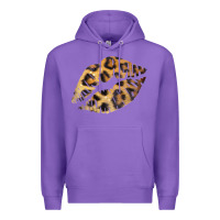 Purple Leopard Lips Premium Hoodie - Bettercallsaul