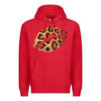 Red Leopard Lips Premium Hoodie - Bettercallsaul