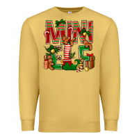 Antique Gold Christmas Mini Elf Premium Sweatshirt - BundleAndBundleShop