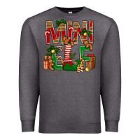Charcoal Heather Christmas Mini Elf Premium Sweatshirt - BundleAndBundleShop