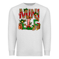 Oatmeal Heather Christmas Mini Elf Premium Sweatshirt - BundleAndBundleShop