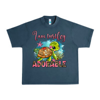 Midnight Navy i am turtley adorable Urban Heavy Tee - AdoDesignShop