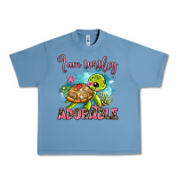 Pebble Blue i am turtley adorable Urban Heavy Tee - AdoDesignShop