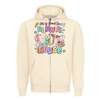 Sandshell every favorite bunnys nurse Zipper Hoodie - MaliasSmallBusiness