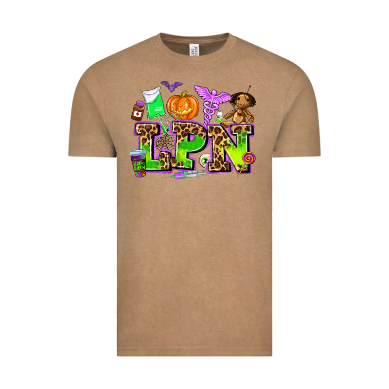 Lpn Halloween Nurse With Vintage Tee by AdoDesignShop | Teevron