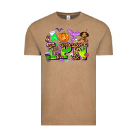 Vintage Coffee lpn halloween nurse with Vintage Tee - AdoDesignShop