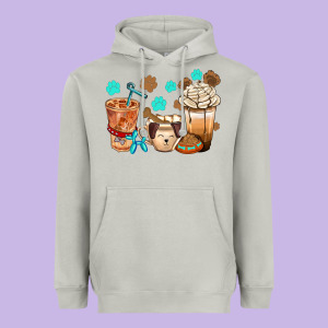 Dog Coffee Cups With  Food Container Bbs Heavyweight Hoodie Designed By Bundleandbundleshop