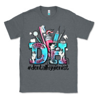 Charcoal Heather d h dental hygienist Classic Tee - AdoDesignShop