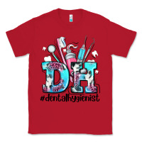 Red d h dental hygienist Classic Tee - AdoDesignShop