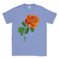Colony Blue Burst Of Joy Rose Classic Tee - LillyAllenDesigns