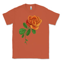 Copper Burst Of Joy Rose Classic Tee - LillyAllenDesigns