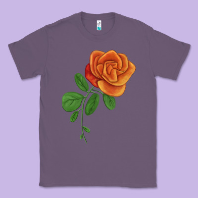 Burst Of Joy Rose Classic Tee Designed By Lillyallendesigns
