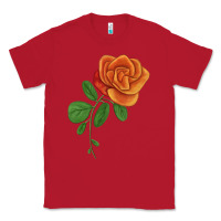 Red Burst Of Joy Rose Classic Tee - LillyAllenDesigns