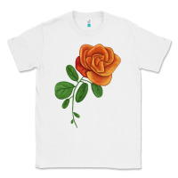 White Burst Of Joy Rose Classic Tee - LillyAllenDesigns