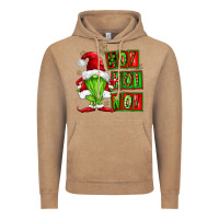 Vintage Coffee ho ho no christmas gnomes Vintage Hoodie - FaDigitalArtStudio