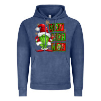 Vintage Denim ho ho no christmas gnomes Vintage Hoodie - FaDigitalArtStudio